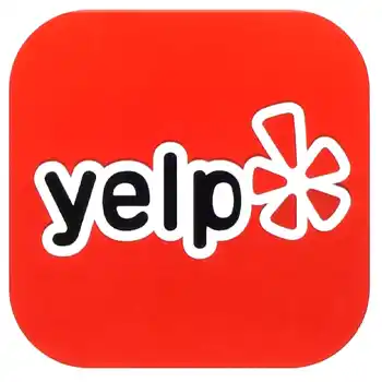 Yelp reviews button